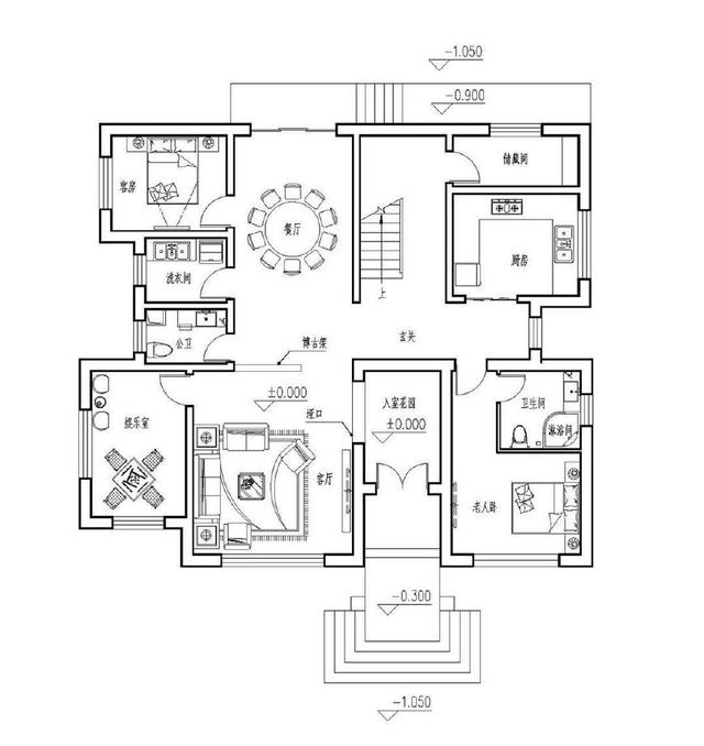 五套新中式别墅设计图 平面布局与空间意境的完美融合