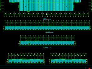 钢结构工厂CAD结构示意图与平面设计图解析